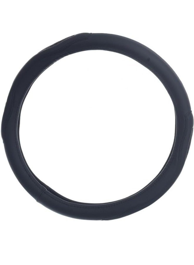 غطاء طارة دركسيون من الجلد والمطاط - اسود - توتش 07 - Image 2