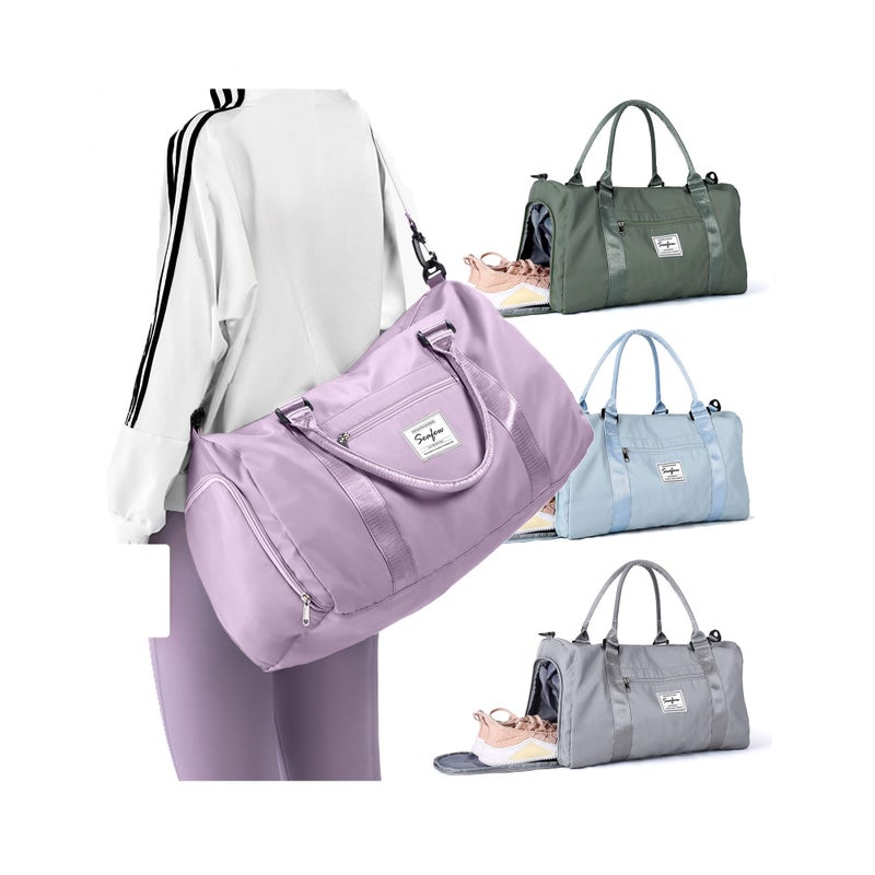BJLFS Weekender Duffel Bags for Women Men Travel Totes Bag for Airplane Cute Sports Gym Dance Overnight Luggage Bag with Wet Pocket Shoe Compartment Carry On Hospital Bag for Labor and Delivery - Image 2
