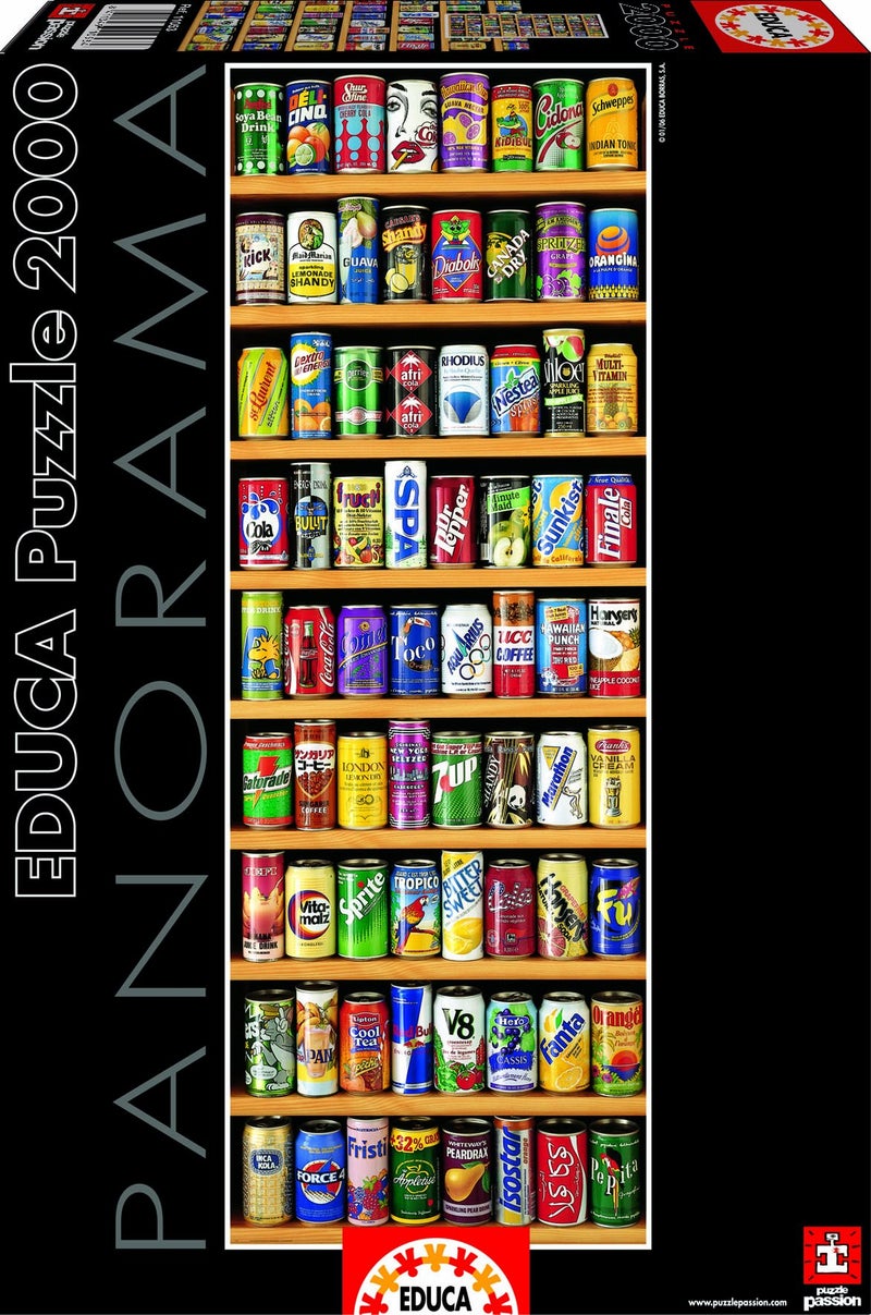 EDUCA Soft Cans Panoramic Puzzle - 2000 Piece - Image 4