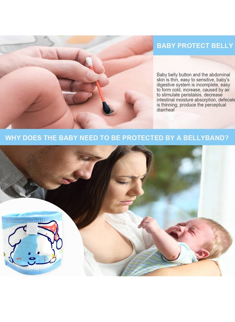 4Pcs Baby Infant Umbilical Cord Cotton Belly Band Adjustable Newborn Navel Belt