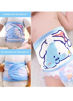 Mmmon 4Pcs Baby Infant Umbilical Cord Cotton Belly Band Adjustable Newborn Navel Belt  - Image 5