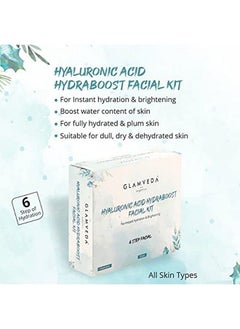 Glamveda Anti Tan Power Brightening Facial Kit | Salon Like Glow | 6 Step Facial Kit| Instant Tan Removal| Sls & Parben Free| 120Gm (Hydra Boost)  - Image 4