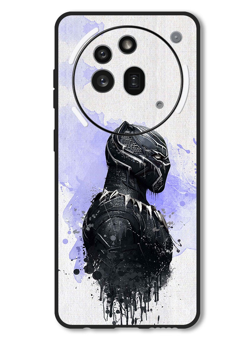 Theodor Case Compatible with Nothing Phone 3a Pro Protection Shockproof Bumper Cover Black Panther - Image 1