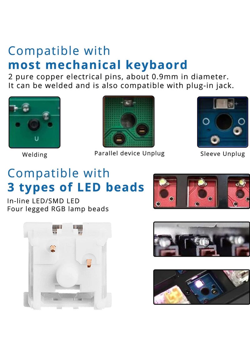 SYOSI Keyboard Switch for Mechanical Keyboard, Xuangui Mechanical Switch, Red Switch, with Switch Opener  - Image 5