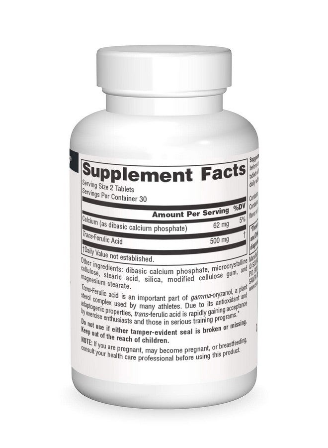 Source Naturals Trans Ferulic Acid 250Mg 60 Tablets - Image 4