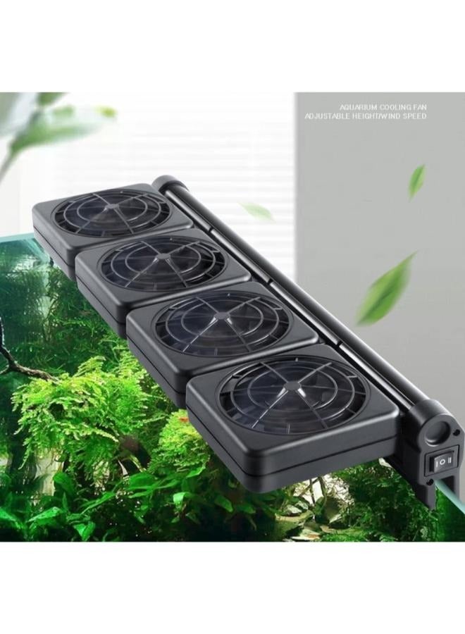 Generic B&K 3/4 Heads Aquarium Fan F Series Cooling Fan for Fish Tank Cooler  - Image 5