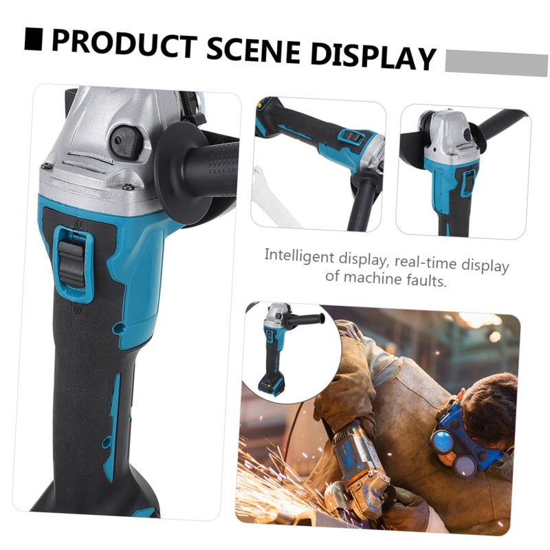 Black Cordless Grinder Tool For Woodworking With Grinding Disc Size 32X7 3X7CM - Image 3