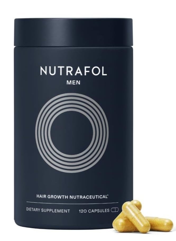 NUTRAFOL - Nutrafol Men's Hair Growth - Clinically Effective Supplement for Thicker, Fuller Hair | 30-Day Supply | Drug-Free Solution - Image 1