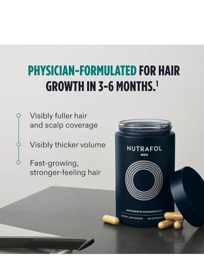 NUTRAFOL - Nutrafol Men's Hair Growth - Clinically Effective Supplement for Thicker, Fuller Hair | 30-Day Supply | Drug-Free Solution - Image 1
