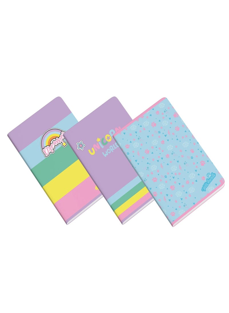 Ambar 1-Piece A4 Size Paper Cover Notebook Single Lined Ruling Assorted Designs - Image 4