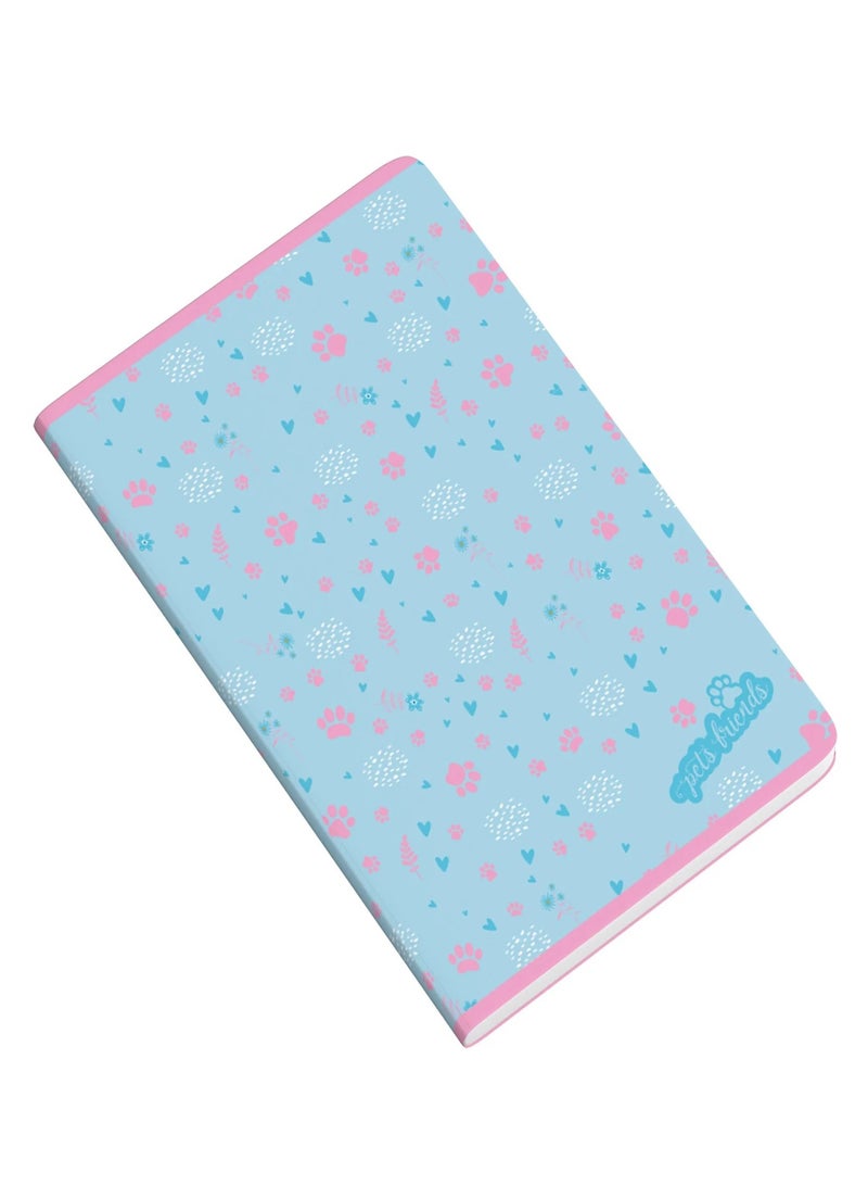 Ambar 1-Piece A4 Size Paper Cover Notebook Single Lined Ruling Assorted Designs - Image 3