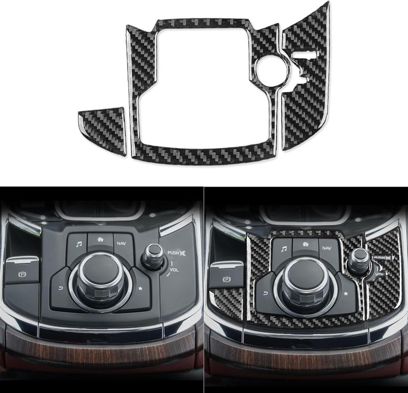 PJFUS Carbon Fiber Center Console Trim for Mazda CX-9 - Image 1