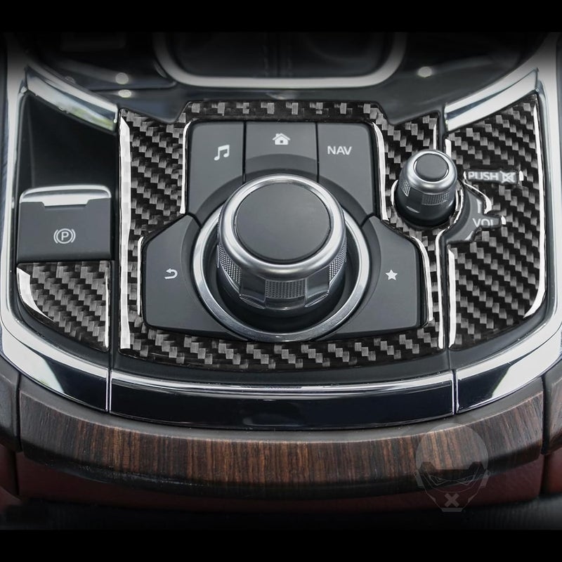 PJFUS Carbon Fiber Center Console Trim for Mazda CX-9 - Image 2