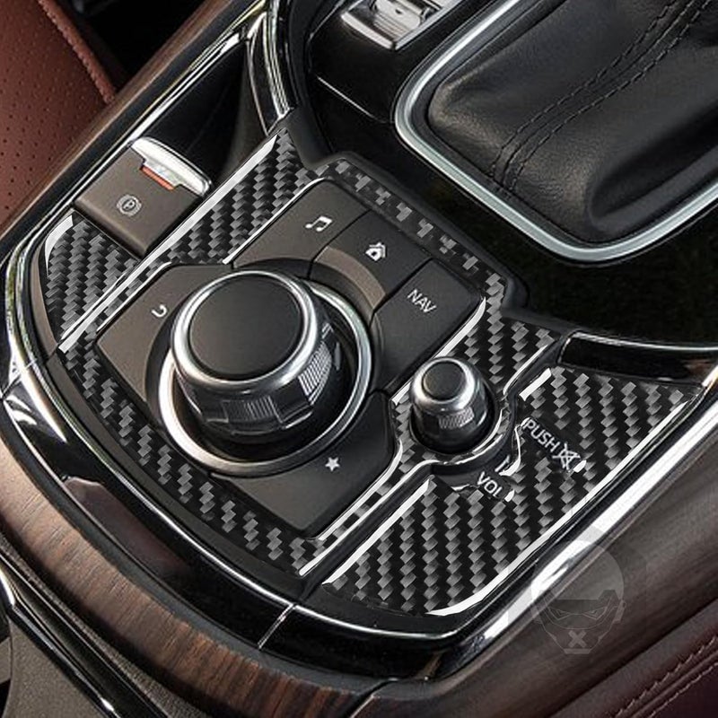 PJFUS Carbon Fiber Center Console Trim for Mazda CX-9 - Image 3