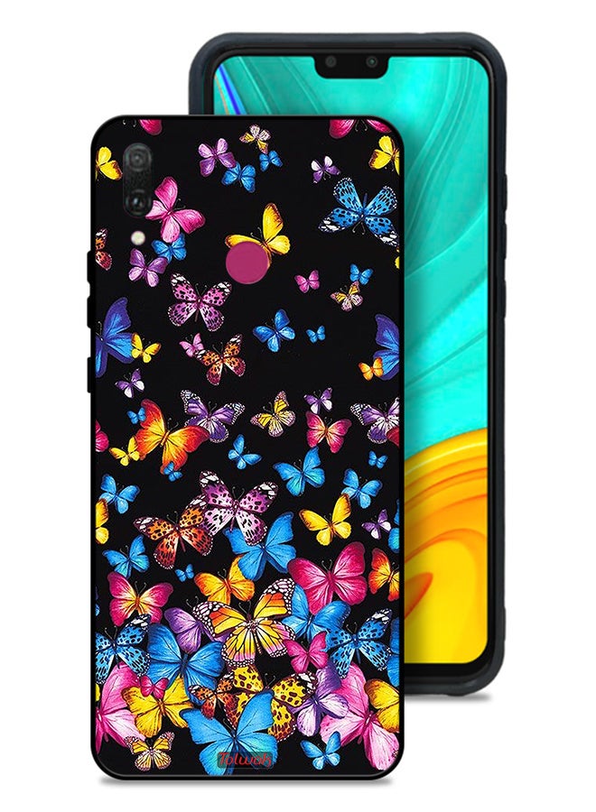 Tolwak Huawei Y9 (2019) Protective Case Cover Colorful Butterflies - Image 1