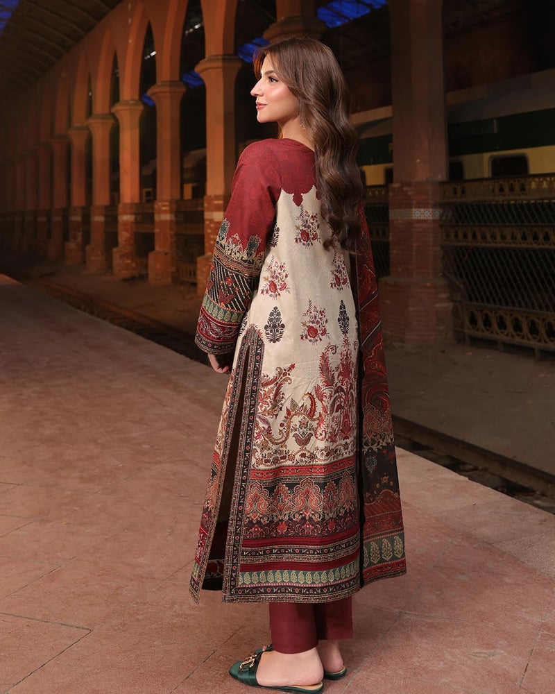 ANNI Designer Women's Rayon Viscose Printed Straight Kurta with Pant & Dupatta (RAZIYA Multi_L_Multi_Large) - Image 4