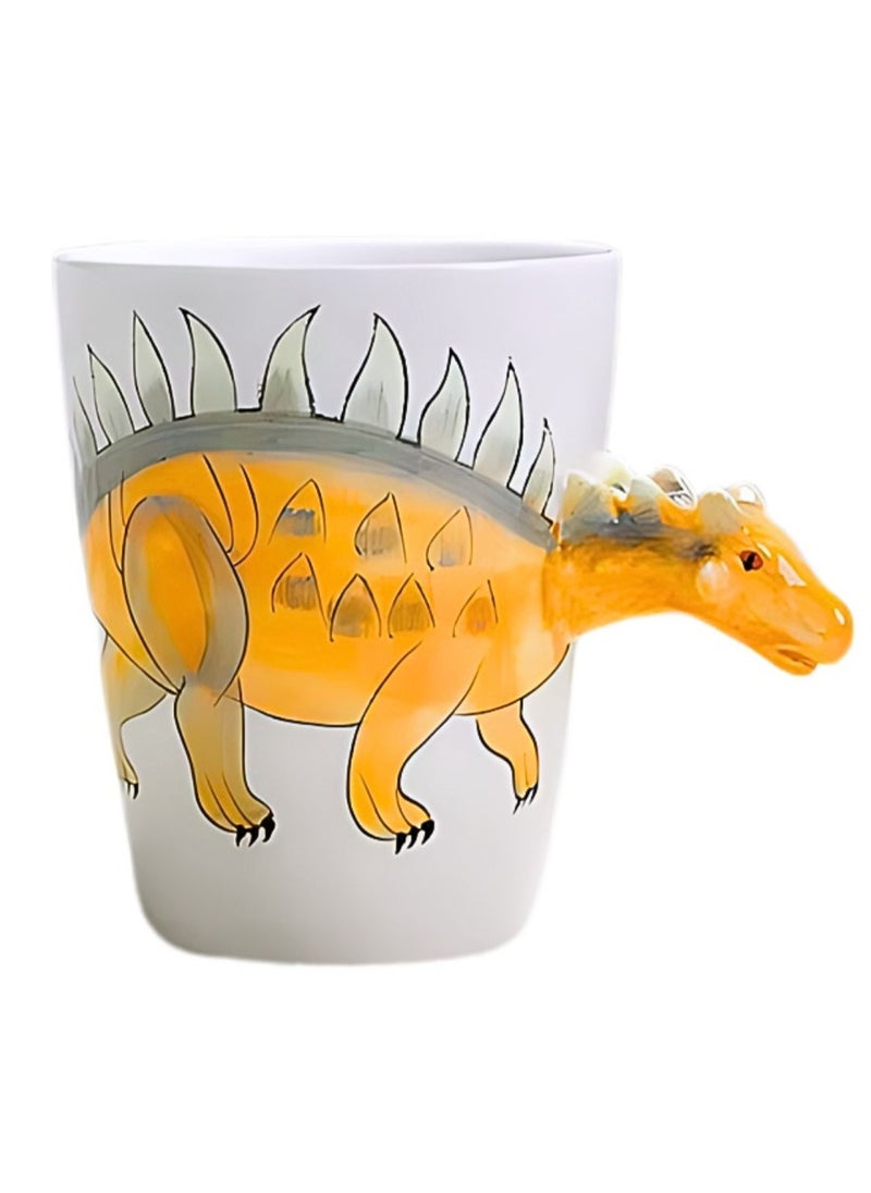 SOLARAE - 3D Dinosaur Mug – Stegosaurus-Themed Ceramic Cup with Creative Handle Design - Image 1