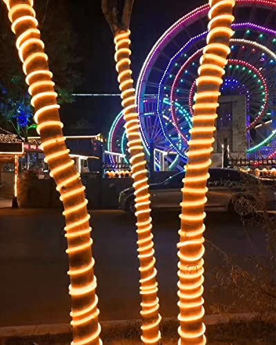 DUOFU365 Orange Neon LED Strip Light, DC 12V 600 SMD2835 LED Neon Rope Lights,Upgraded 16.4ft/5m Led Light Strips Flexible Waterproof for Indoor/Outdoors Home Decoration/DIY(No Power Adapter) - Image 4