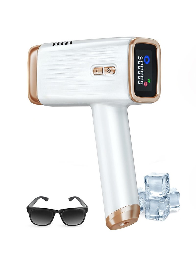 KinseiBeauty - IPL Hair Removal Device, At-Home Hair Removal with Ice Cooling, 500,000 Flashes, 5 Energy Levels, Permanent Painless Epilation for Face Back Leg Arm Armpit Bikini Line - Image 1