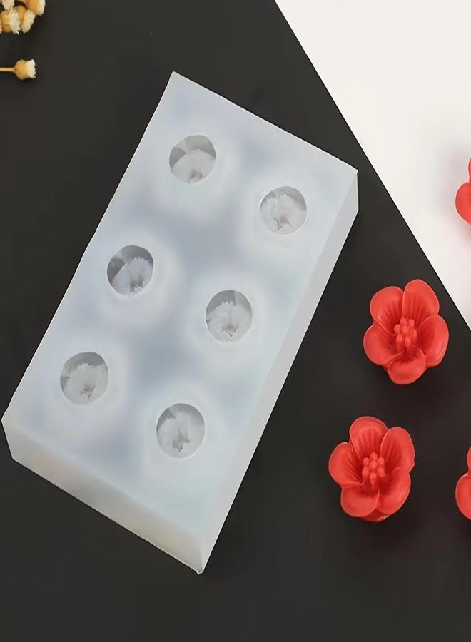 Smello's 6 Cavity Mini Flowers Silicone Fondant Mould (FB 124). - Image 4