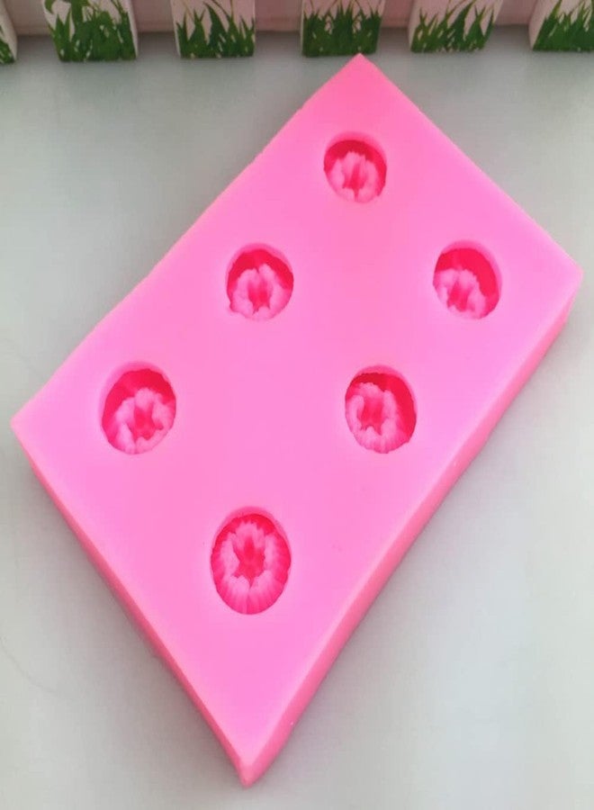Smello's 6 Cavity Mini Flowers Silicone Fondant Mould (FB 124). - Image 5