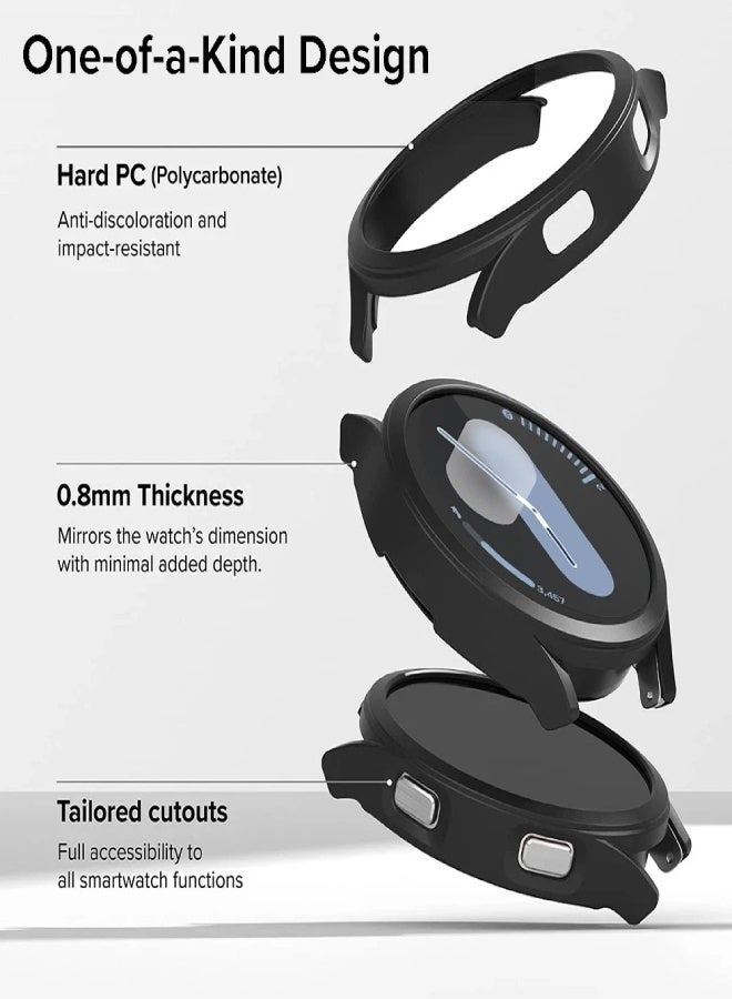 AROAQ Protective Hard PC Case for Samsung Galaxy Watch 7 40mm – Shockproof Frame Cover Shell, Matte Finish, Precise Cutouts , Midnight Blue - Image 4