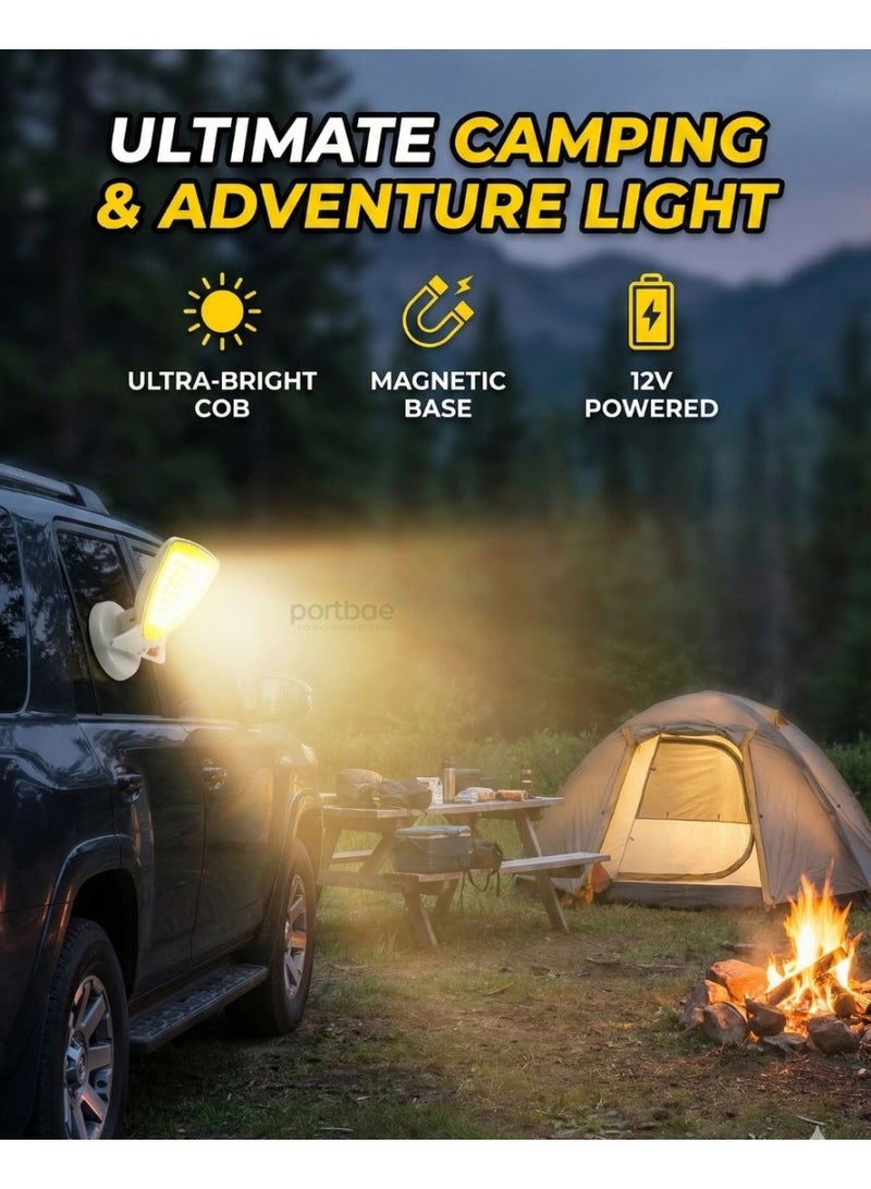 Portbae High-Quality 4PCS RGB LED Strip Lights with Remote Control | Ultra-Bright 12V Premium Camping, Work & Outdoor Lighting - Image 4