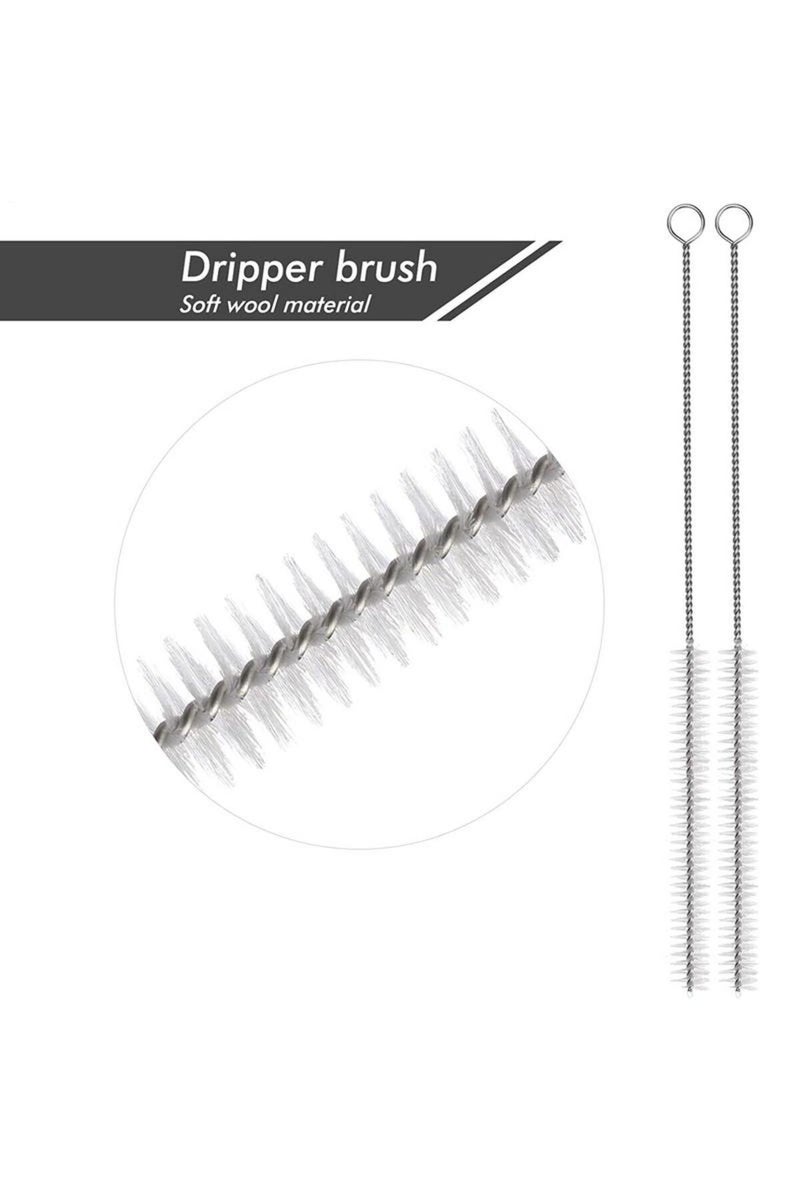 إيروريكس أنبوب حليب بطول 2 متر، أنبوب سيليكون بديل لماكينة القهوة الأوتوماتيكية، مزود بفرشاة تنظيف، مناسب لـ... - Image 5