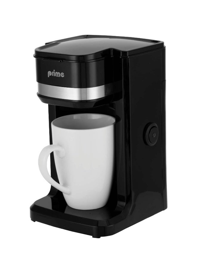 Prime صانعة القهوة 300 واط، 125 مل – إيقاف تلقائي، حماية من الغليان الجاف، أسود - Image 2