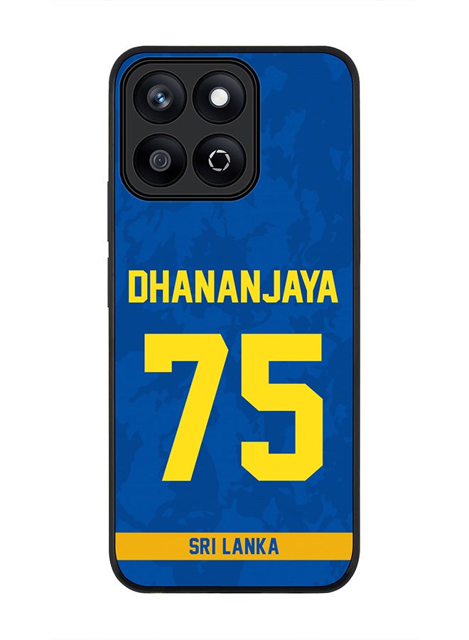 Stylizedd For Honor X7c 4G Case,Slim fit Camera Protection, Shockproof Thin Phone cover  - Sri lanka Dhananjaya de Silva Jersey No 75 - Image 1