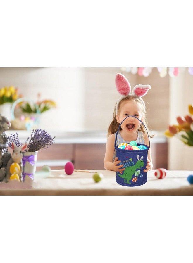 Essme Easter Dinosaur Basket,Kids Easter Basket for Dinosaur Decor,Dinosaur Baskets,Easter Gifts for Girls and Boys,Easter Basket Empty.(Easter Dinosaur) - Image 3