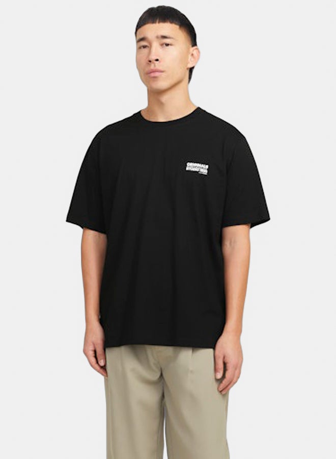 JACK & JONES JACK & JONES Mens Vesterbro Back Print Crew Neck Tee  - Image 2