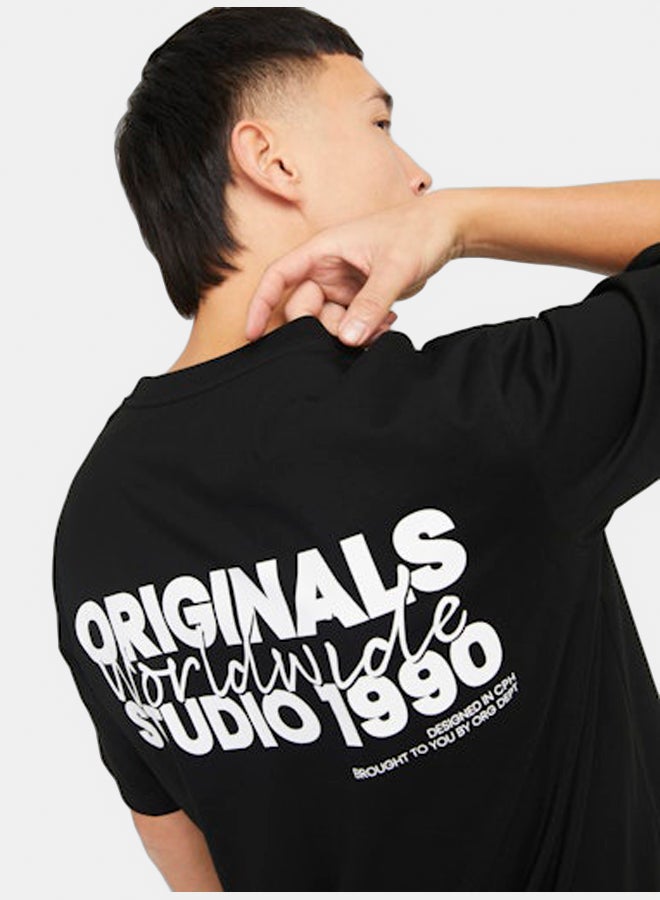 JACK & JONES JACK & JONES Mens Vesterbro Back Print Crew Neck Tee  - Image 1
