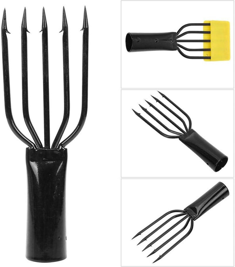 ZERONE رمح ضفدع الصيد، صيد، شوكة صيد من الفولاذ المقاوم للصدأ للصيد (5 أسنان) - Image 2