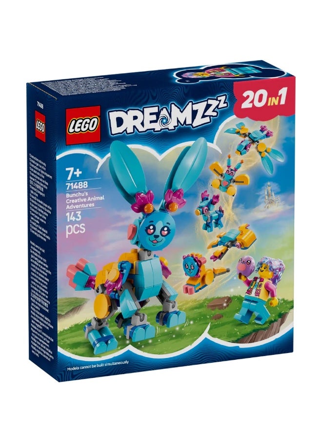 LEGO LEGO - Dreamzzz Bunchu's Creative Animal Adventures 143 Pieces - 71488  - Image 1