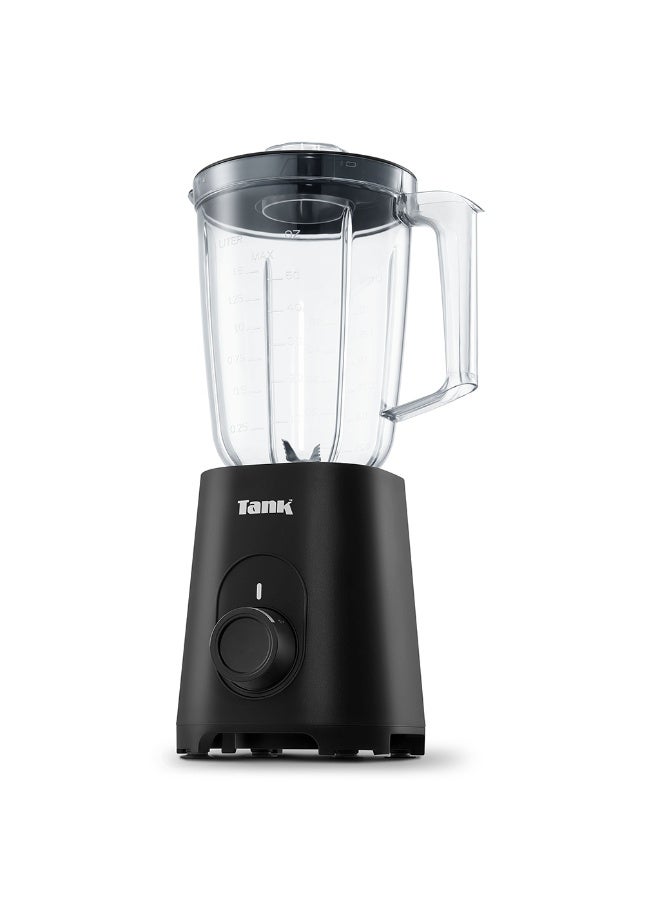 Tank Super Blender, 1.5L Glass Jug, 250ml BPA Free Plastic Grinder, 250ml BPA Free Plastic Meat Mincer, 600 Watts, Black, YB-010, 2-Year Warranty - Image 3