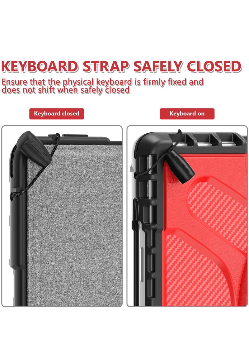 GULFLINK Back Cover Protect Case for Microsoft Surface Pro 9 13 inch Red - Image 5