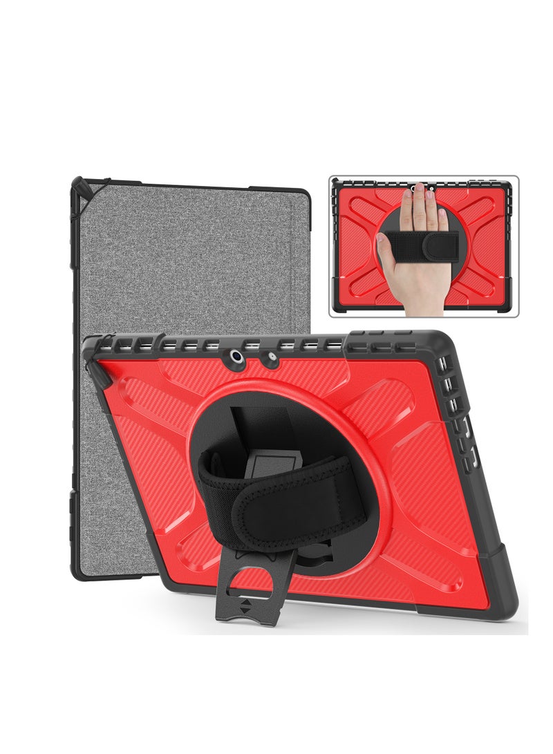 GULFLINK Back Cover Protect Case for Microsoft Surface Pro 9 13 inch Red - Image 1