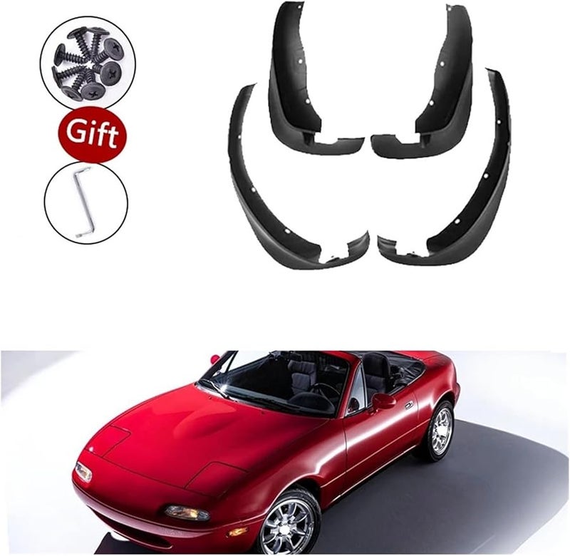 Mazda MX5 Miata NA 1990 1997 Mud Flaps Splash Guards Set of 4 - Image 3