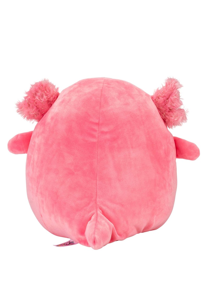 SYOSI - Salamander Plush Doll, 7.8In New Cute Soft Fat Dinosaur Doll Plush Colorful Dinosaur Doll Children' s Holiday Gift Pink Ultrasoft Stuffed Animal - Image 1