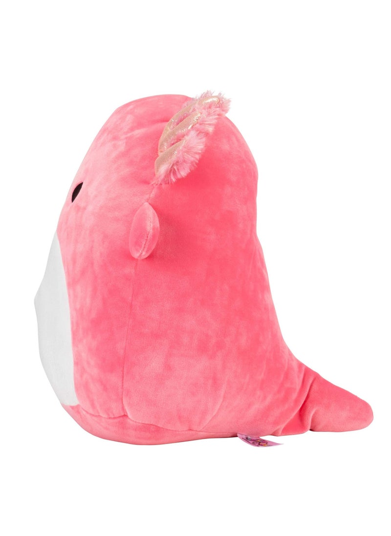 SYOSI - Salamander Plush Doll, 7.8In New Cute Soft Fat Dinosaur Doll Plush Colorful Dinosaur Doll Children' s Holiday Gift Pink Ultrasoft Stuffed Animal - Image 1