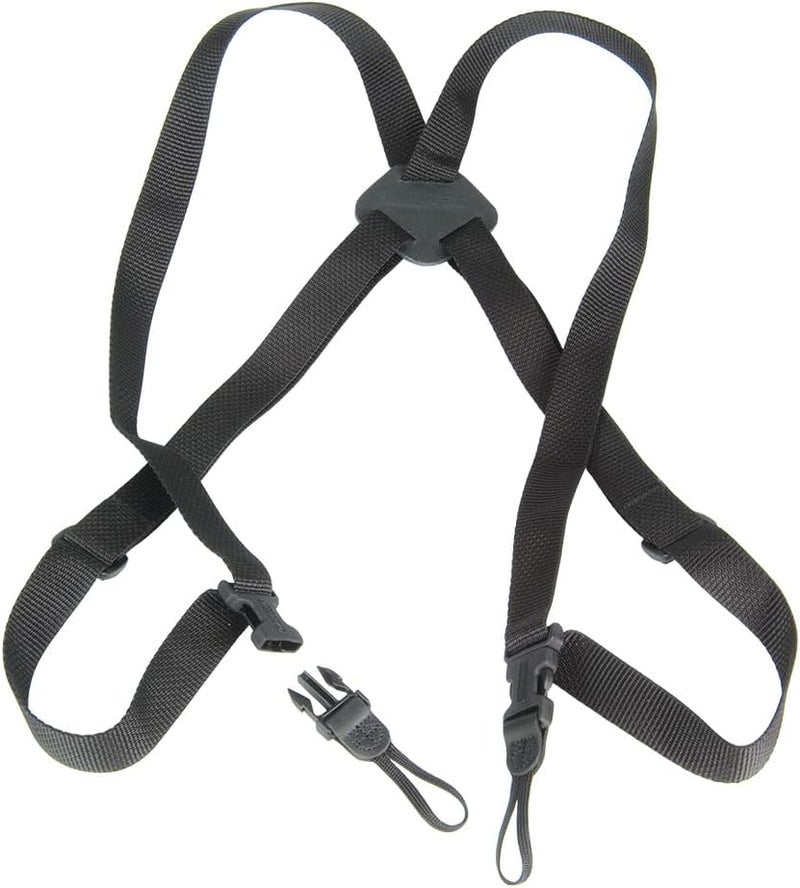 OP/TECH USA OP/TECH Bino-Cam Harness - Adjustable Webbing Strap for Cameras and Binoculars, Black - Image 1