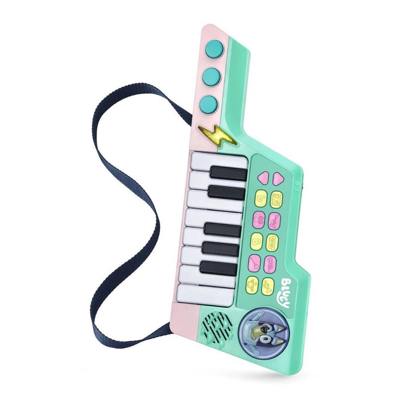 VTech - Bluey Bluey's Keytar Toy (Green) | It has 5 Instrument Sounds, Phrases, Sound Effects & Melodies, Interactive Musical Toy | Ideal gift for Kids 3, 4, 5+ Years - Image 4