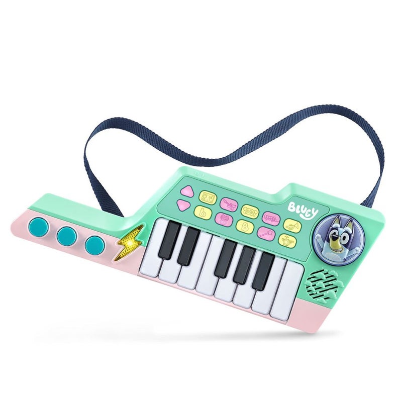 VTech - Bluey Bluey's Keytar Toy (Green) | It has 5 Instrument Sounds, Phrases, Sound Effects & Melodies, Interactive Musical Toy | Ideal gift for Kids 3, 4, 5+ Years - Image 3