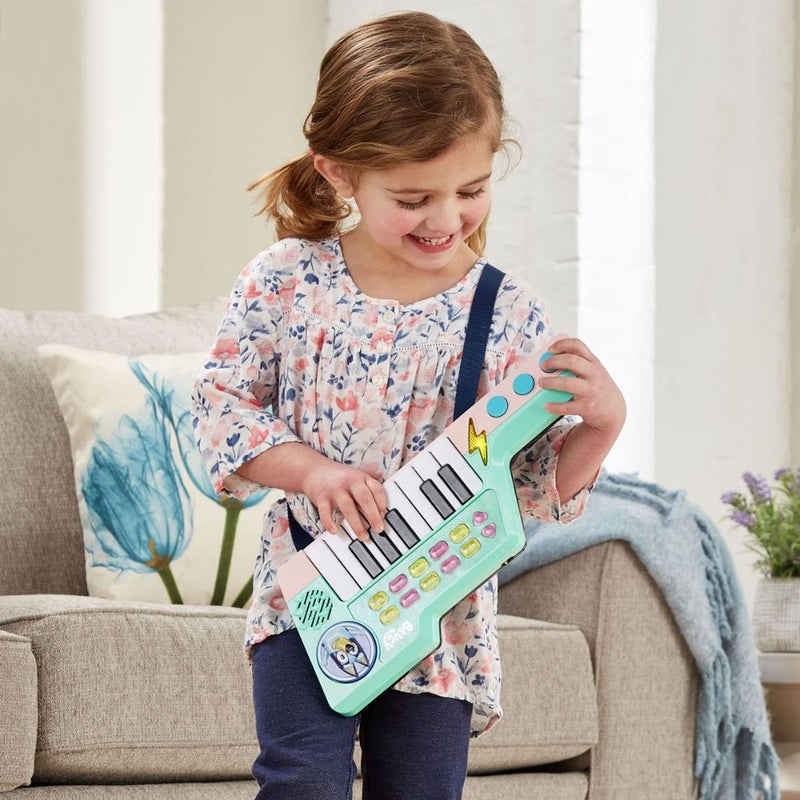 VTech - Bluey Bluey's Keytar Toy (Green) | It has 5 Instrument Sounds, Phrases, Sound Effects & Melodies, Interactive Musical Toy | Ideal gift for Kids 3, 4, 5+ Years - Image 5