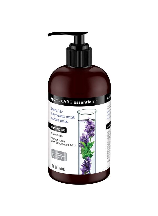 ApotheCARE Essentials The Colorist Shampoo Lavender Moroccan Mint Cactus Milk 12 Oz - Image 3