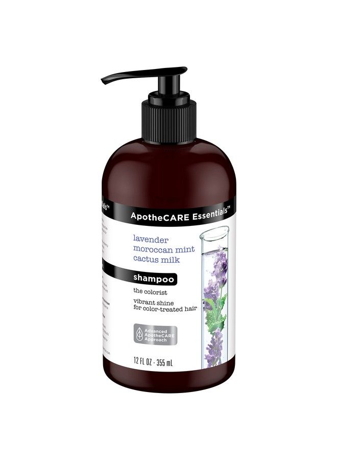 ApotheCARE Essentials The Colorist Shampoo Lavender Moroccan Mint Cactus Milk 12 Oz - Image 4