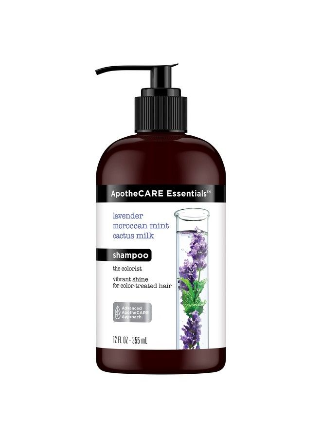 ApotheCARE Essentials The Colorist Shampoo Lavender Moroccan Mint Cactus Milk 12 Oz - Image 2