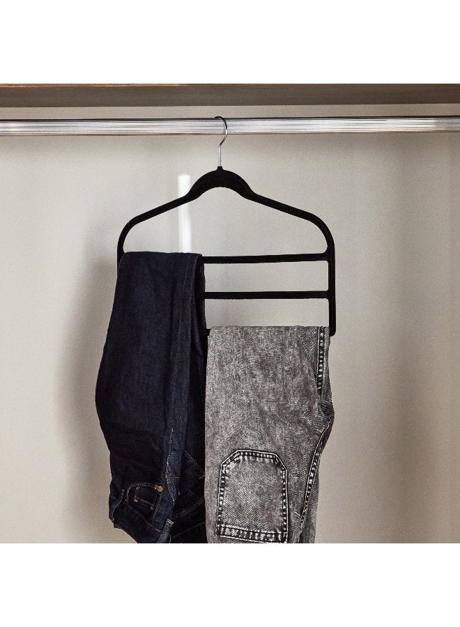 Velvet Hanger With 3 Bars