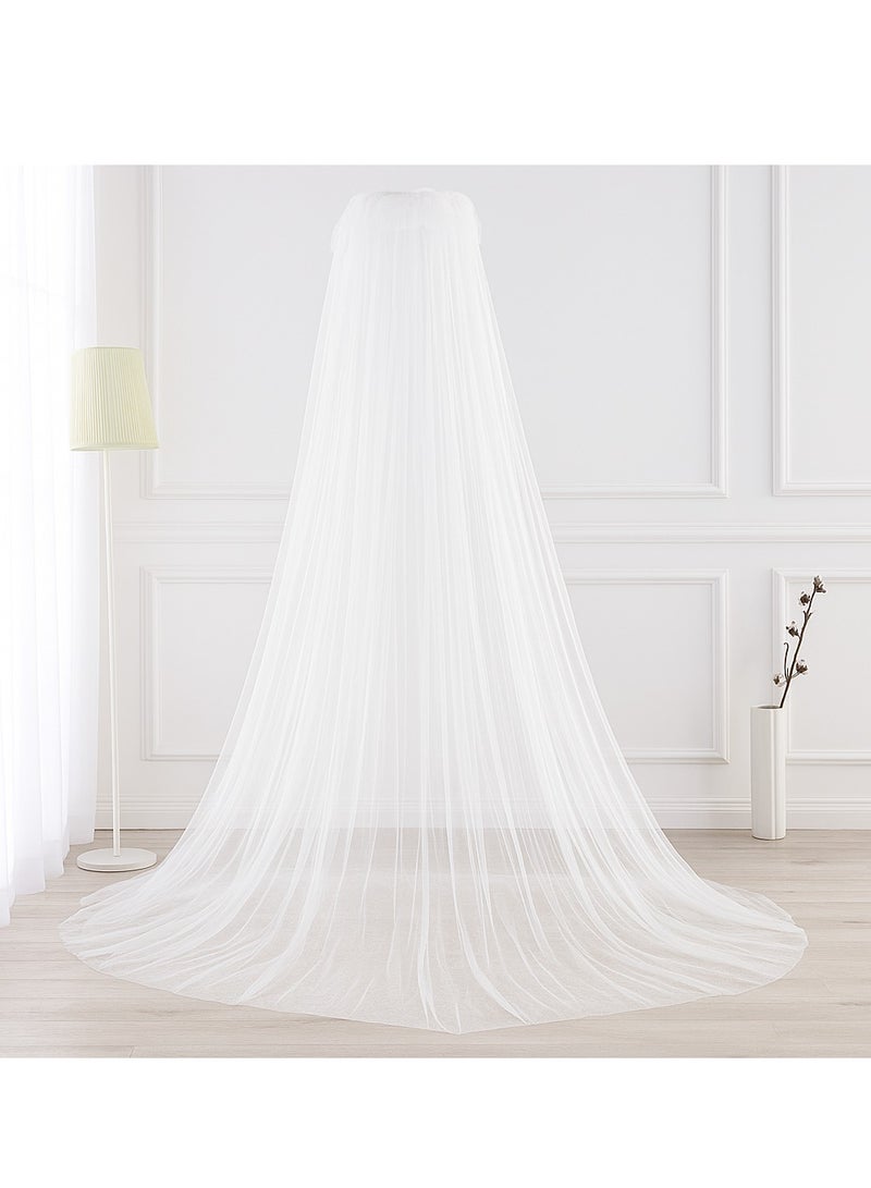 Y&D Baby Round Mosquito Net Hung Netting Bed Canopy For Kids Bedroom Mosquito Net Stand Holder Adjustable Floor Standing Crib Canopy Holder  - Image 1